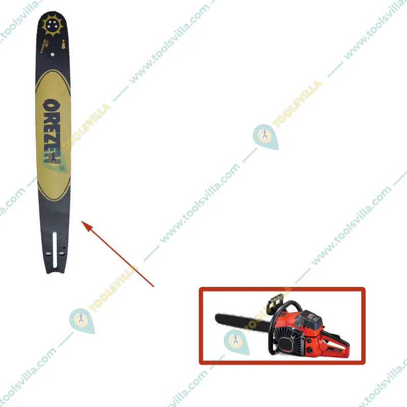 Orezen  18 Inch Premium Guide Bar, for Petrol & Eclectic Chainsaw (CS 178) 