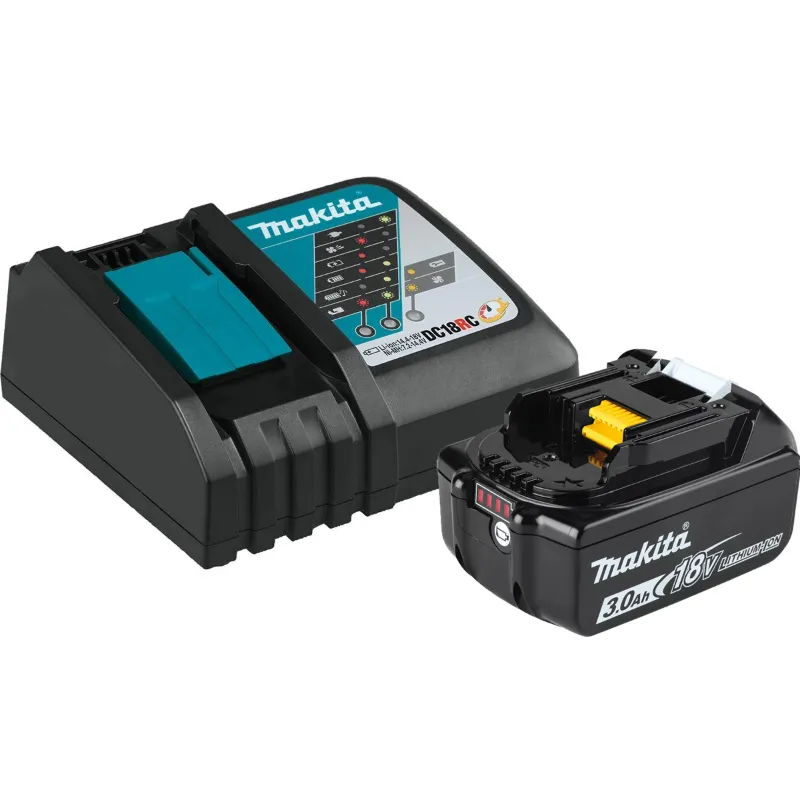 Makita 18V 3Ah Lithium‑Ion Battery And Chager Set 