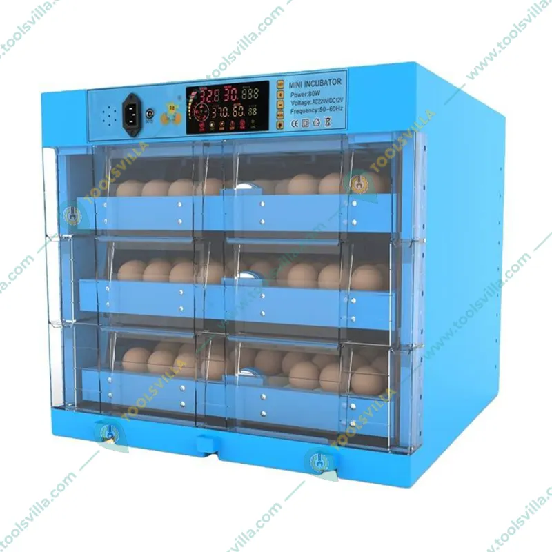 Commercial 192 Eggs Automatic Hatching Incubator with Rolling Tray