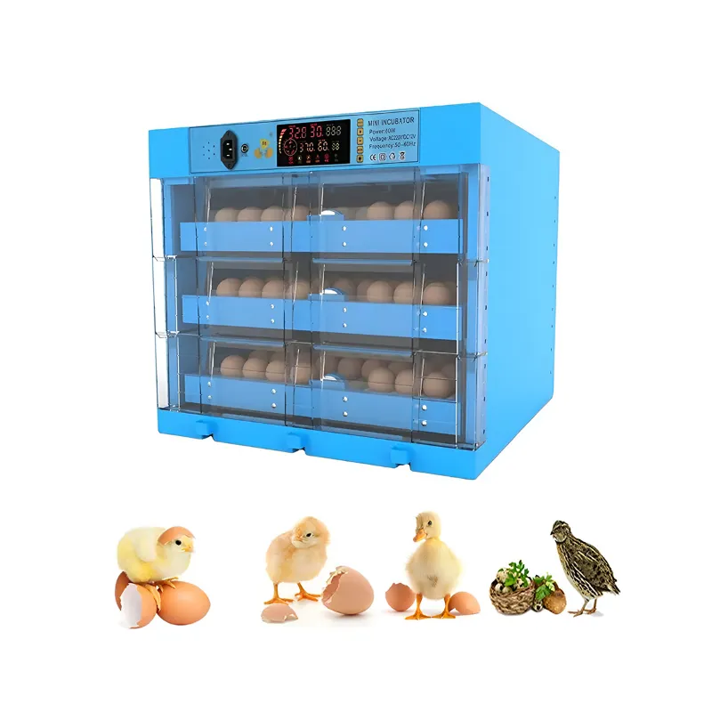 Commercial 192 Eggs Automatic Hatching Incubator with Rolling Tray