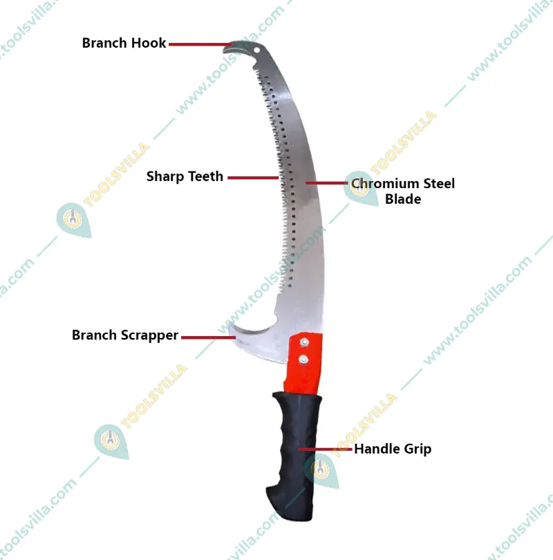 Tree Cutting & Wood Cutting Saw, Professional Tree Cutter, Pruning Saw, 24 inch Curved Blade With Sharp Teeth