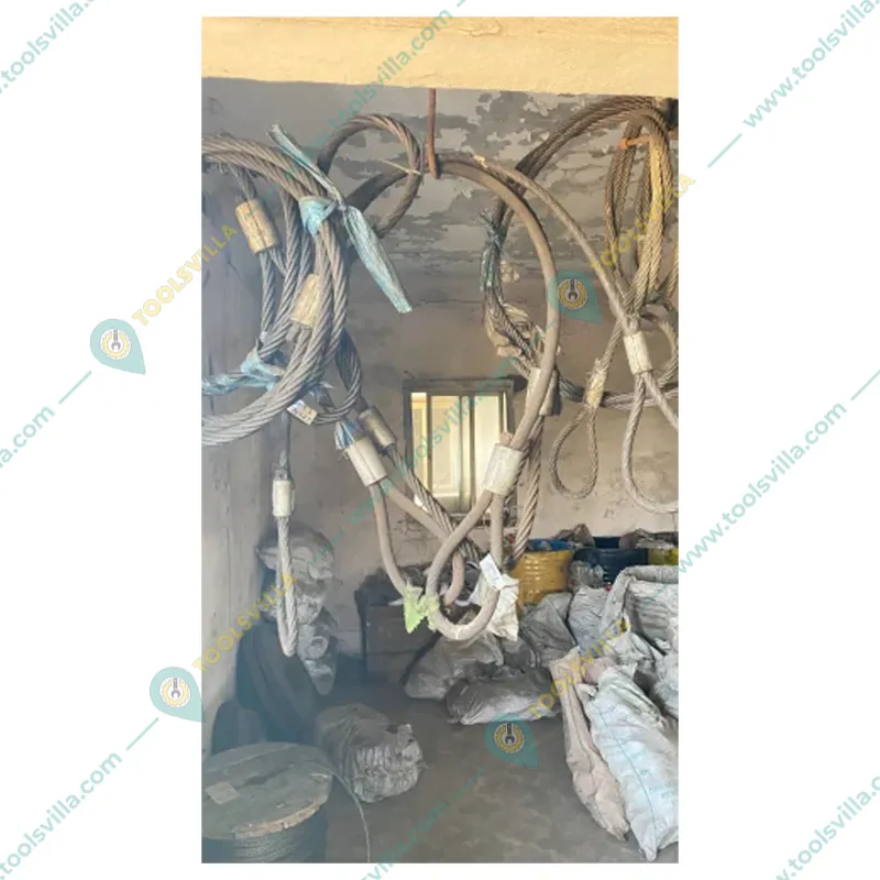 National 19 mm 9 Meter Wire Rope Sling,6x19 IWRC, Single Leg For Lifting, Rigging, and Material Handling