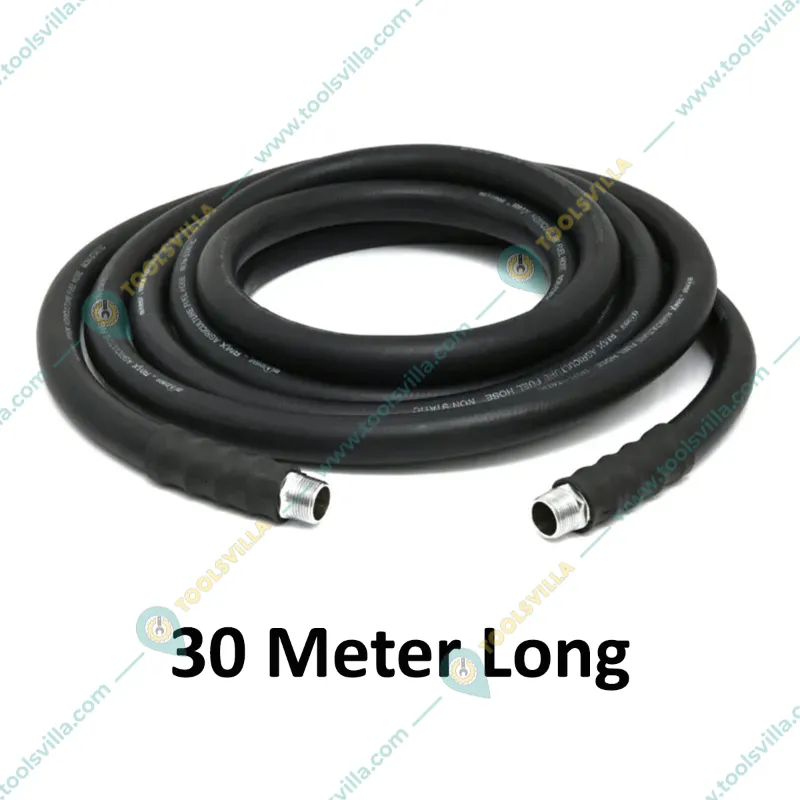 Zephyr 19 mm Inner Dia Rubber Oil Dispensing Hydraulic Air Hose, 30 Meter Long(OD1930)