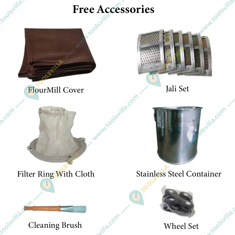 Microactive Fully Automatic 1 HP Domestic Flour Mill/Atta Chakki/Ghar Ghanti Machine 8-10 Kg/Hour With Music Alert System And Free Accessories