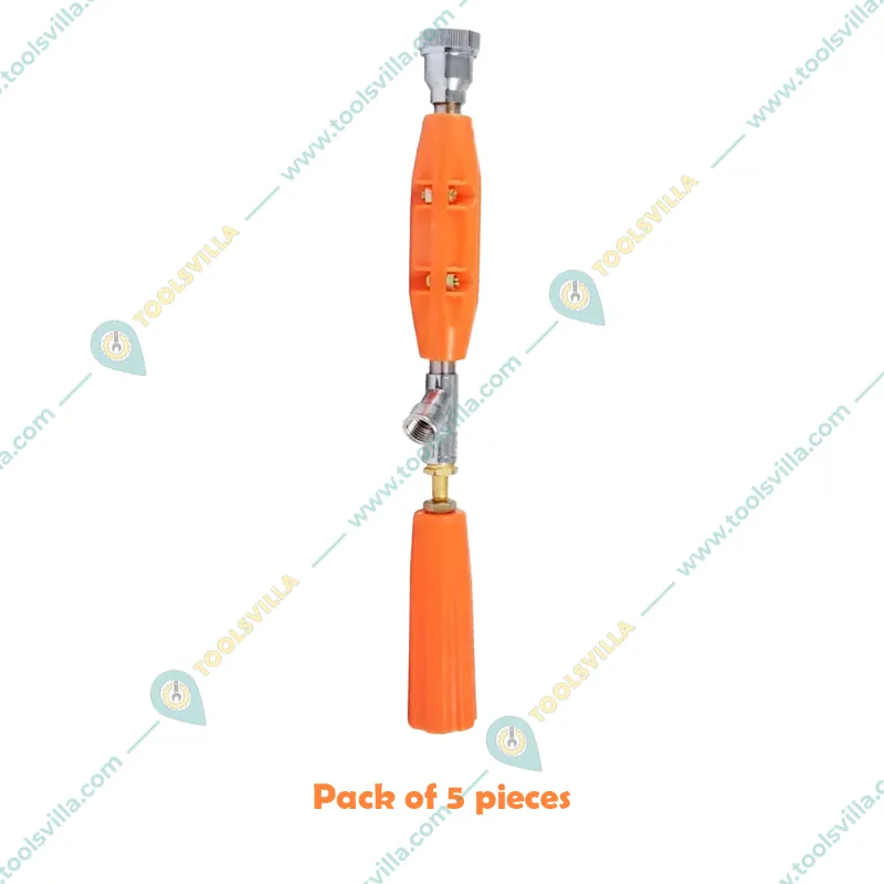 Heavy Duty 30cm (1 Feet) Straight High Pressure Apple Master Gun for Power Sprayer & Battery Sprayer(Pack-5 Pieces)