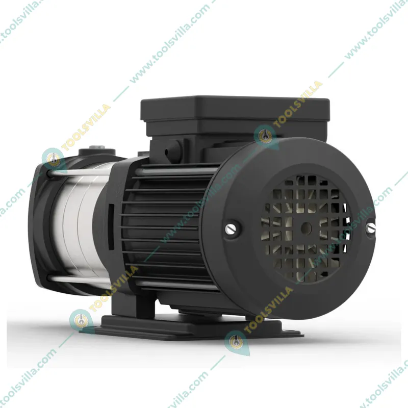Crompton 1 Hp Single Phase Booster Pump With 24L Tank For 5 Bathrooms, SS Impeller (CFCHM4E1.0B-V24) - 1 Year Warranty