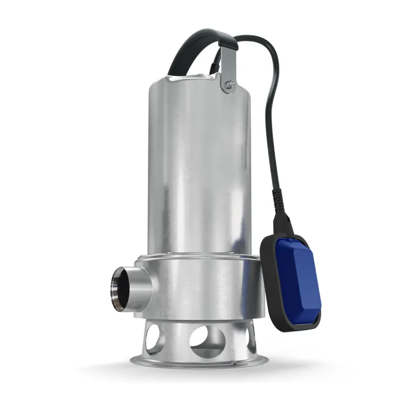 CRI 1 Hp, 38mm 1Phase SS Submersible Sewage & Drainage Pump With 10mtr Cable & Float Switch (MSS750) - 1 Year Warranty