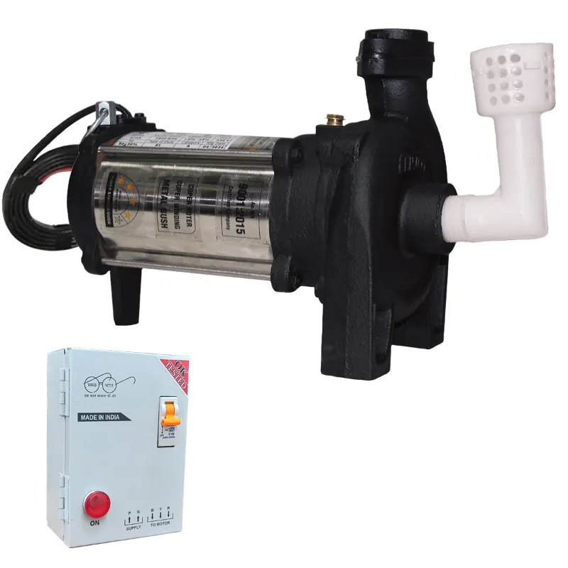 Enjoy 1HP 1Phase Mini Openwell Pump, 100ft Max. Head, Copper Rotor & Copper Winding With Control Panel - 1 Year Warranty