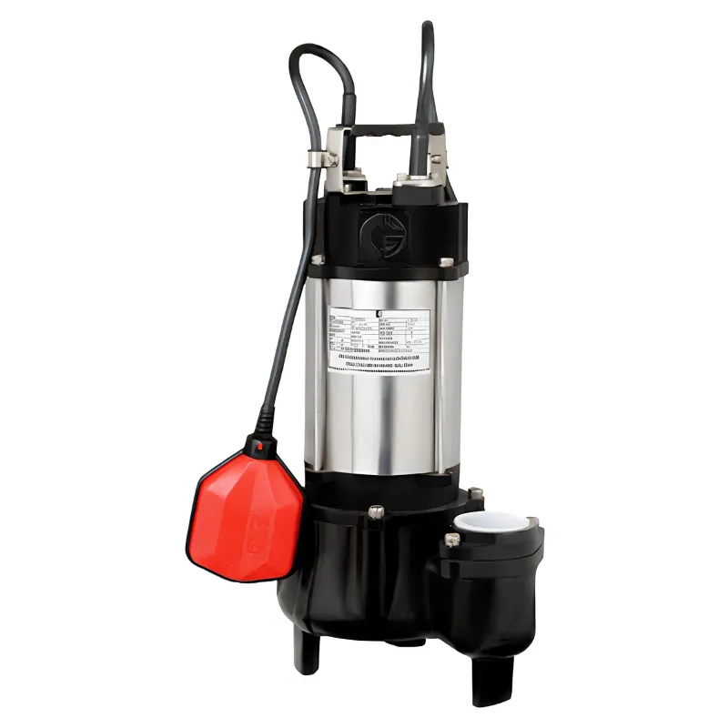 CG Power 1 HP Single Phase Copper Wiring Sewage Submersible Pump, 11m Head (CGSTP010M) - 1 Year Warranty