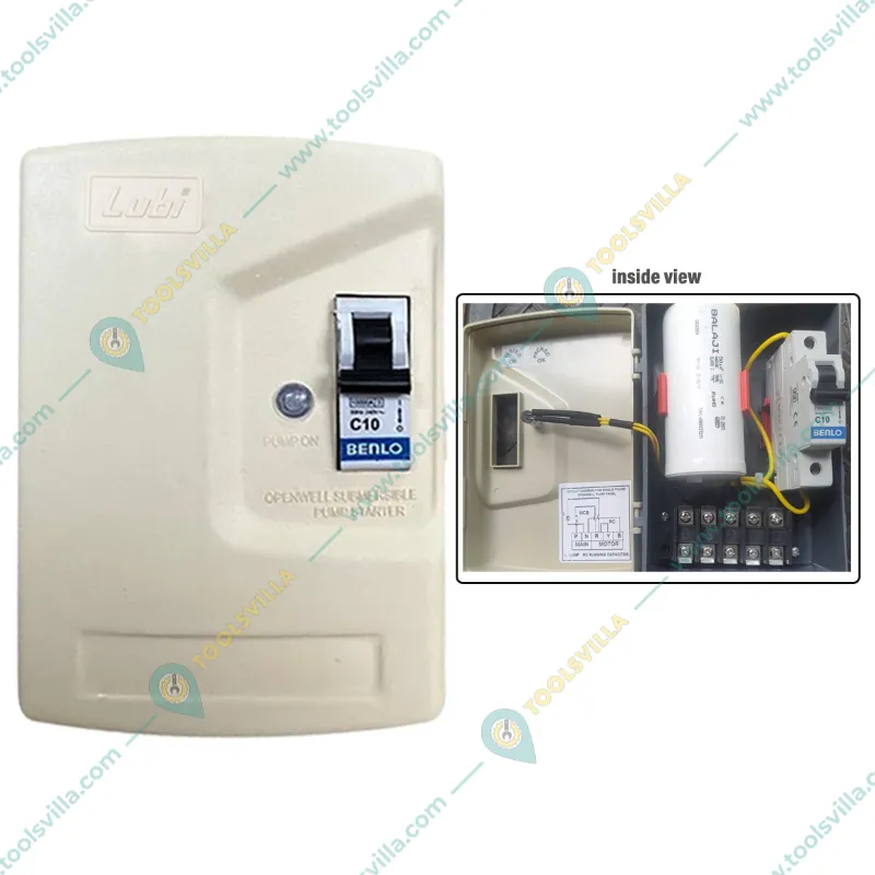 Lubi 1 Hp 1Phase VERTICAL & HORIZONTAL Openwell Pump With Controller, 55m Max. Head, 32mm (LHMS-110/7) - 1 Year Warranty