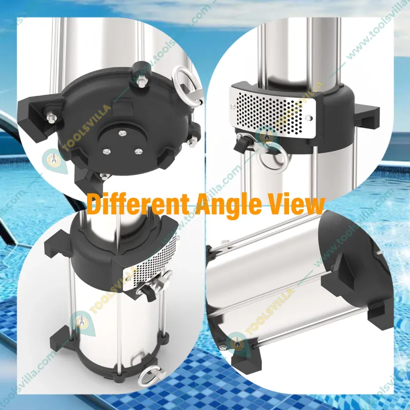 Lubi 1 Hp 1Phase VERTICAL & HORIZONTAL Openwell Pump With Controller, 55m Max. Head, 32mm (LHMS-110/7) - 1 Year Warranty