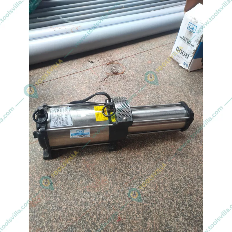 Lubi 1 Hp 1Phase VERTICAL & HORIZONTAL Openwell Pump With Controller, 55m Max. Head, 32mm (LHMS-110/7) - 1 Year Warranty