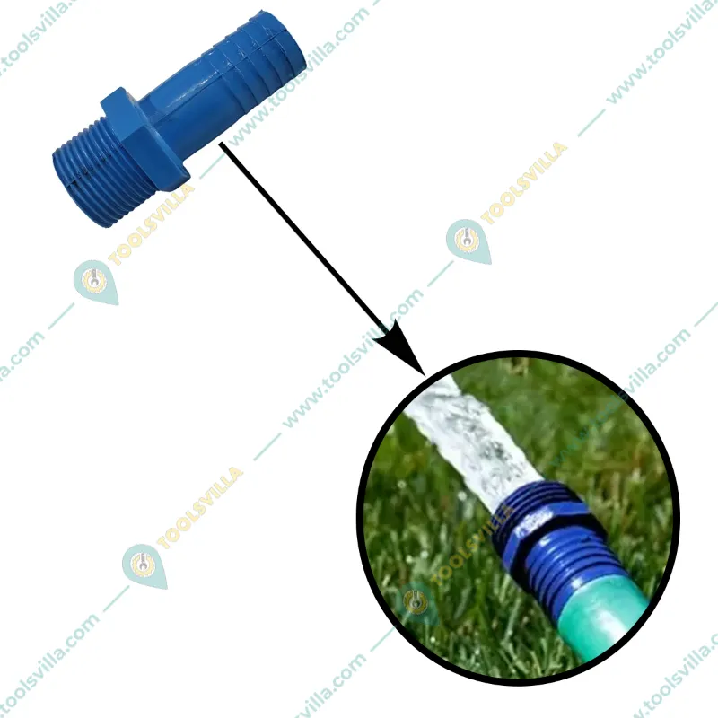 High Quality 1 inch PVC Hose Nipple (Pack of 10 pieces)