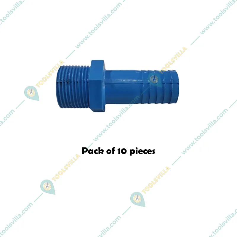 High Quality 1 inch PVC Hose Nipple (Pack of 10 pieces)