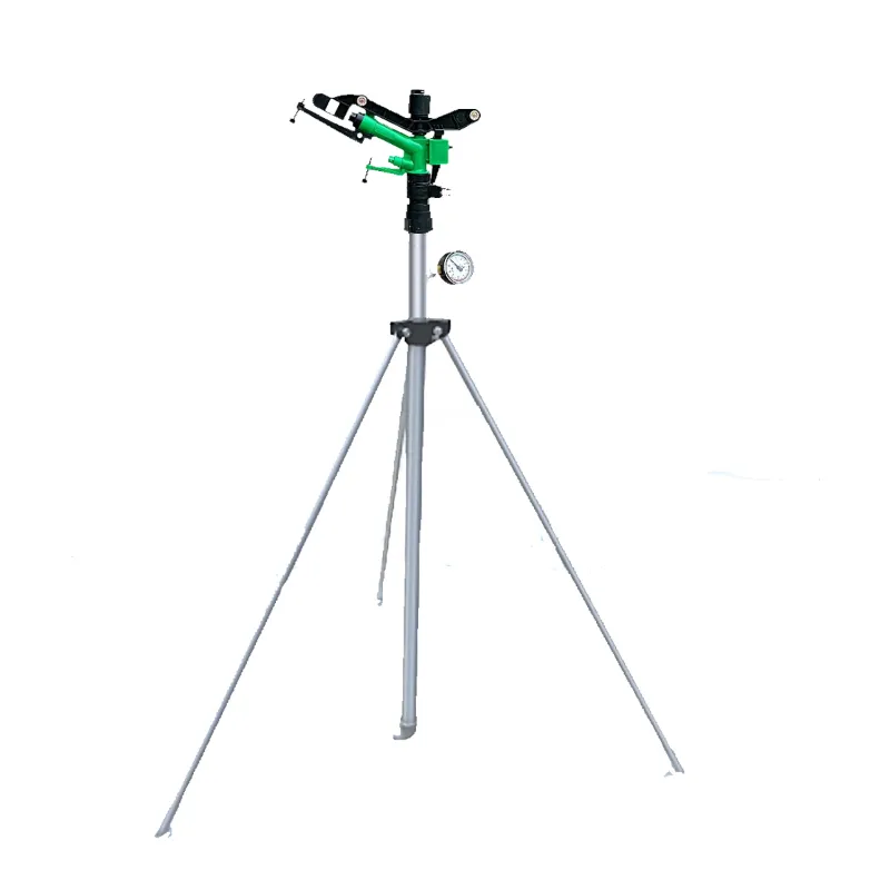 Premium Quality Plastic 1 inch Rain Gun with Stand, Riser Pipe and Pressure Gauge (1 Year Warranty)