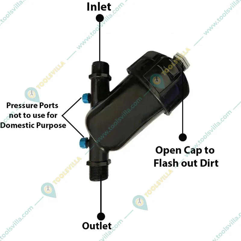 WaterSun 1 Inch Y type Screen Filter for Water Filtration Used in Irrigation, Waste Water Treatment, Industrial Process