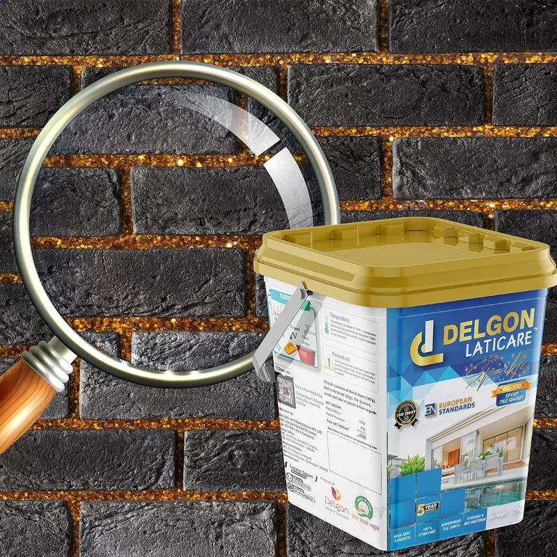 Delgon Laticare 1 Kg Copper Translucide -300 Premium Sparkle/Glitter Epoxy Tile Grout 
