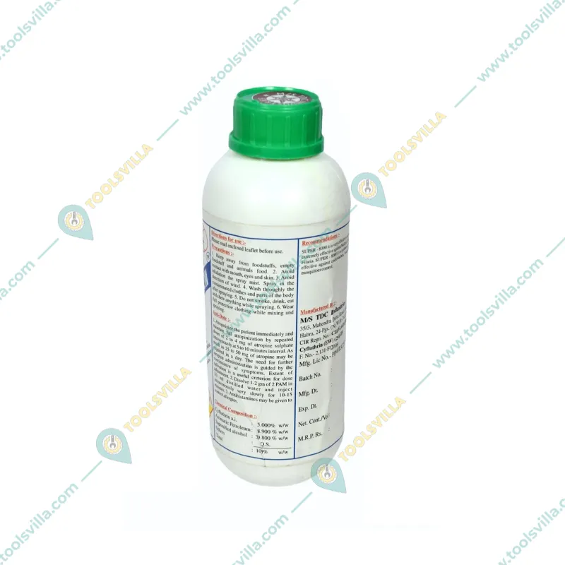 Super-8000 Cyfluthrin 5% EW 1 Litre Anti Mosquito Repellent For Mosquitoes & House Flies Control (Pack of 5)