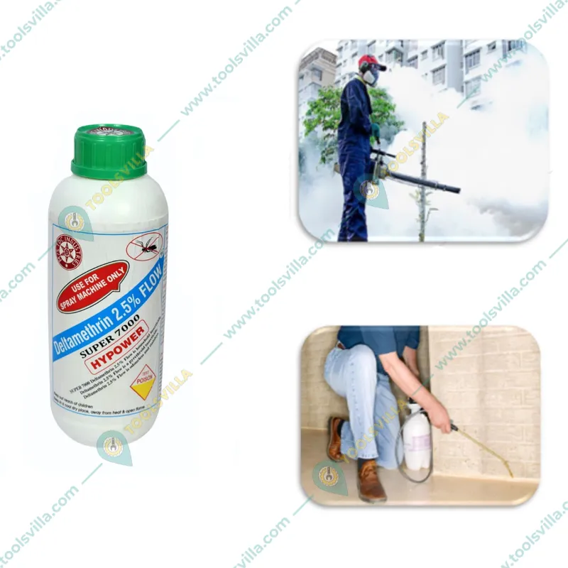 Super 7000 Deltamethrin 2.5% Flow 1 Litre Mosquito Repellent Spray (Pack Of 5)