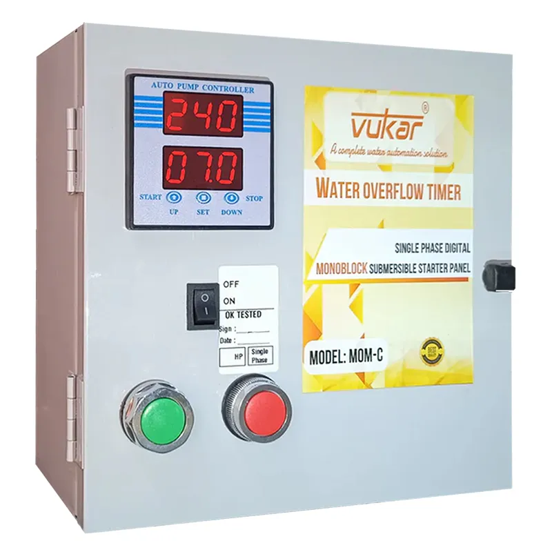 Vukar 1 Hp 1Phase Semi-Automatic Monoblock Pump Starter With Overflow Timer & Motor Safety (MOM-C) - 3 Months Warranty