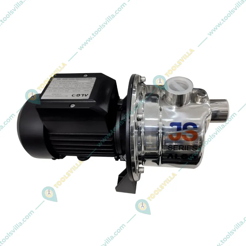Algo 1 Hp Single Phase Self Priming SS Jet Pump 35m Head, 60 LPM Discharge, 25x25mm - 1 Year Warranty (JS-3-07S)