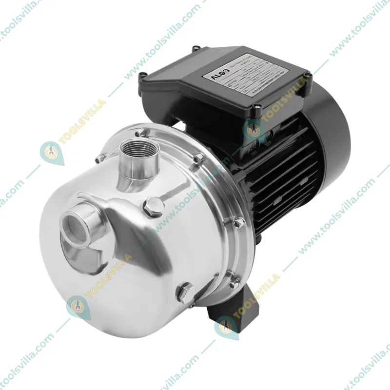 Algo 1 Hp Single Phase Self Priming SS Jet Pump 35m Head, 60 LPM Discharge, 25x25mm - 1 Year Warranty (JS-3-07S)