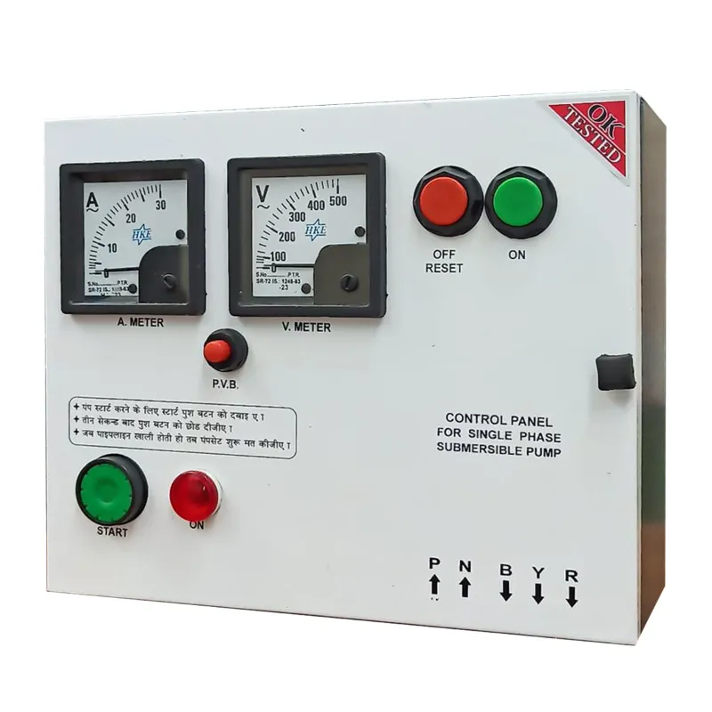 Enjoy 0.5Hp 1Phase V4 Heavy Relay Panel, 6+10Amp Relay, 36μF Running Capacitor For Water Filled Submersible Pumps
