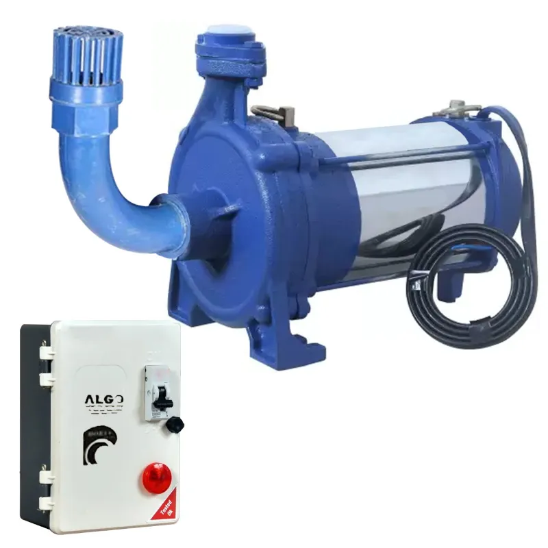 Algo (Jumpa-50) 0.5 HP 1Phase Openwell Submersible Pump With Control Panel 25x25mm - 1 Year Warranty