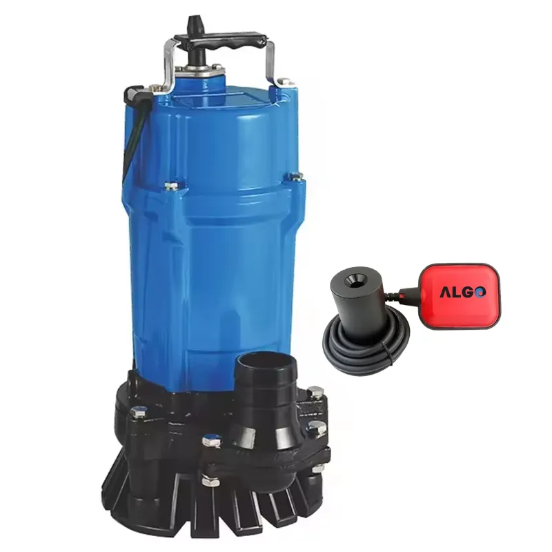 Algo 0.5 HP Single Phase Submersible Slurry Pump With Float, 10M Head, 50x7mm - 1 Year Warranty (RONDA-05)