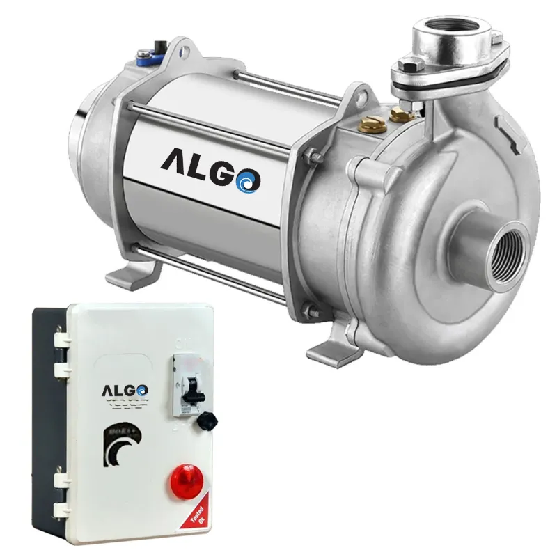 Algo 0.75HP 1Phase HILUX Series Openwell Submersible Pump With Control Panel, 25x25mm - 1 Year Warranty (HPN-7/07S)