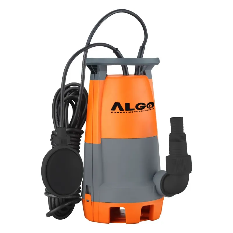 Algo (Zingo-10) 1HP Single Phase Copper Winding Dewatering Sewage Pump For Clear Water With 8M Cable - 1 Year Warranty