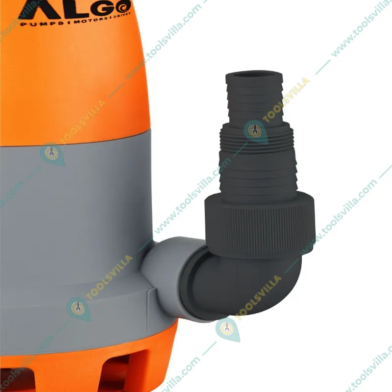 Algo (Zingo-10) 1HP Single Phase Copper Winding Dewatering Sewage Pump For Clear Water With 8M Cable - 1 Year Warranty