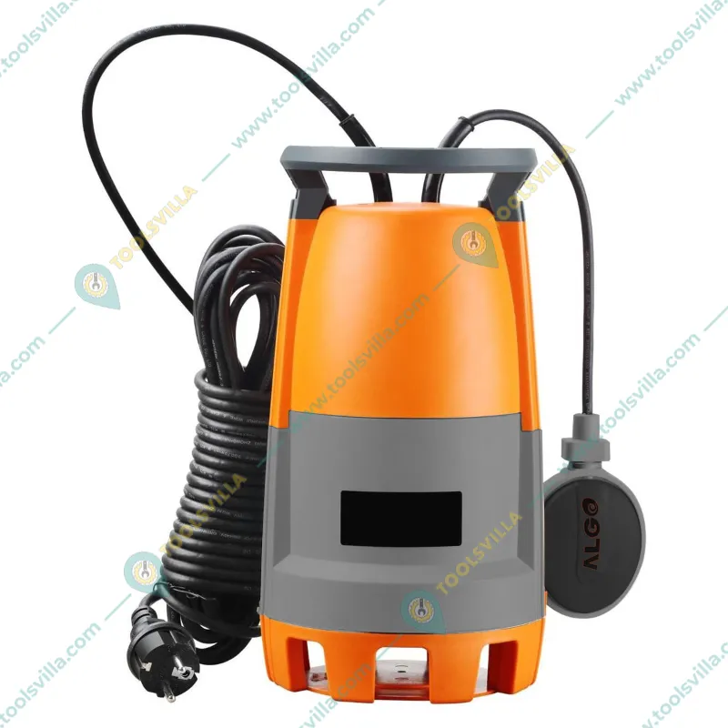 Algo (Zingo-10) 1HP Single Phase Copper Winding Dewatering Sewage Pump For Clear Water With 8M Cable - 1 Year Warranty