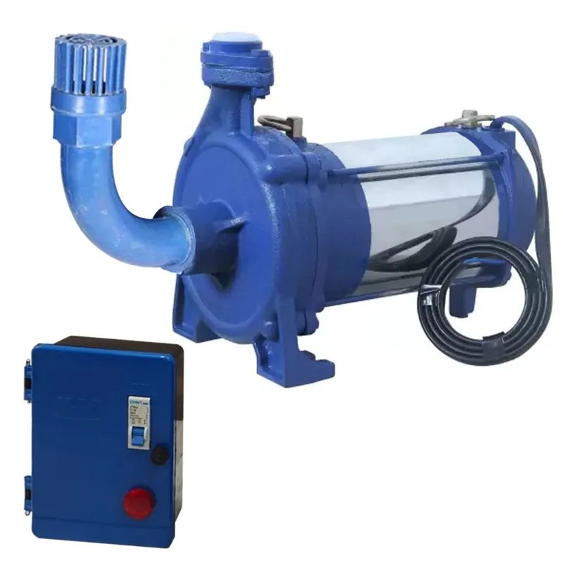 Algo (Jumpa-100) 1 HP 1Phase Openwell Submersible Pump With Control Panel 32x25mm - 1 Year Warranty