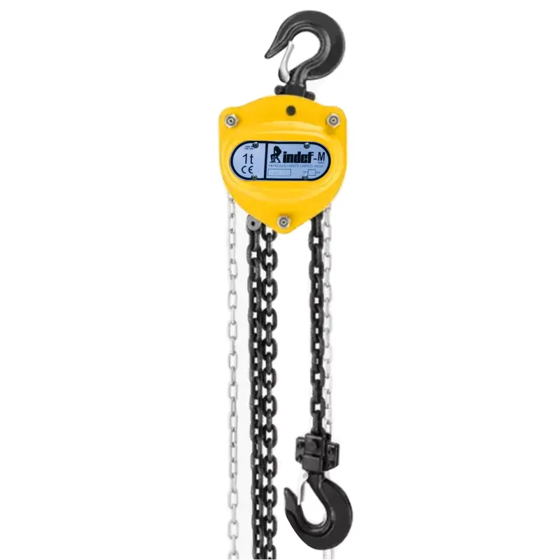 Bajaj indef M Series 1 Ton Single Fall Manual Chain Pulley Block (1 Year Warranty)