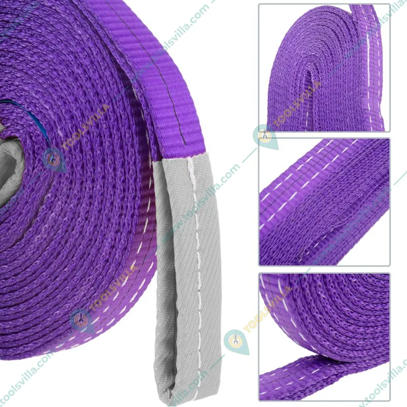 Garware 1 Ton 4 Meter Polyester Web Sling With Double Layer, 25 mm Width