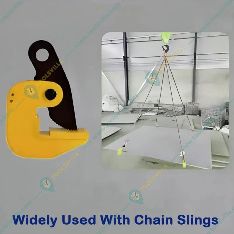 Crossbee 1 Ton Horizontal Plate lifting clamp (PDB) - Pack of 2 Pcs