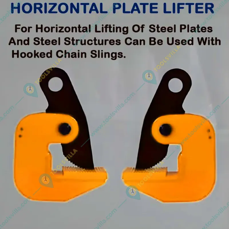 Crossbee 1 Ton Horizontal Plate lifting clamp (PDB) - Pack of 2 Pcs