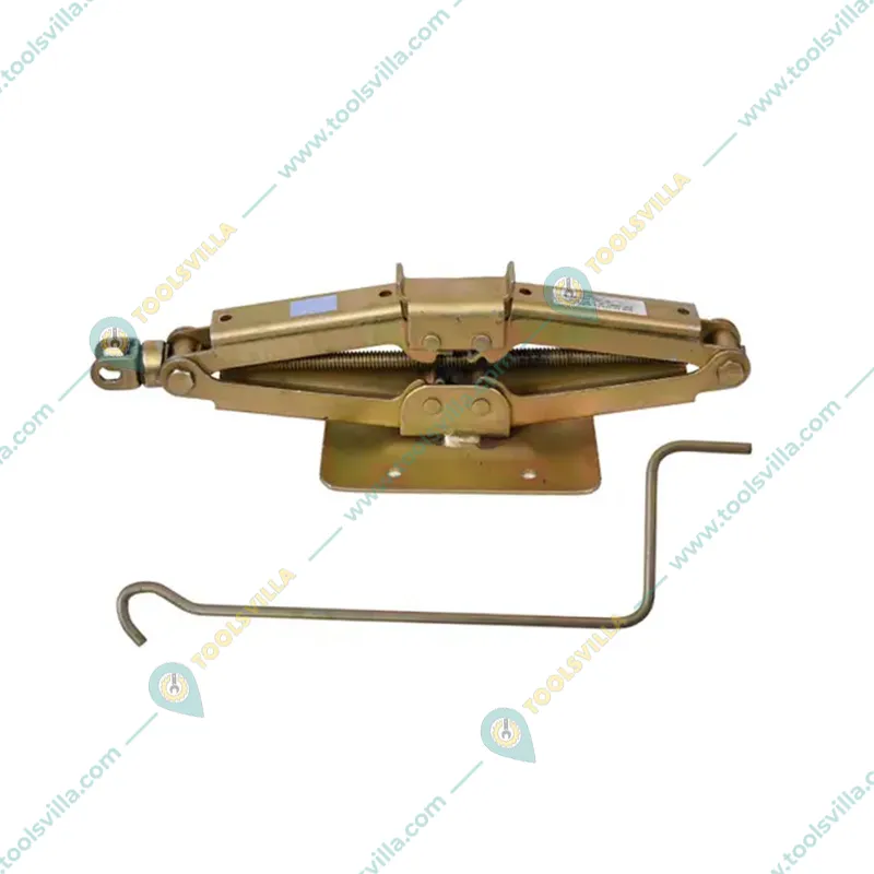 Heavy Duty 2 Ton Scissor Car Jack Set With Lifting Rod For Maruti, Baleno, Alto, Santro, Amaze - Maximum Lifting Height 279 mm
