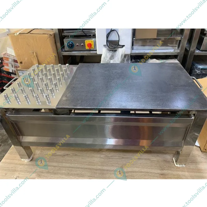 Heavy Duty Stainless Steel 2 Knob Commercial Roti Bhatti