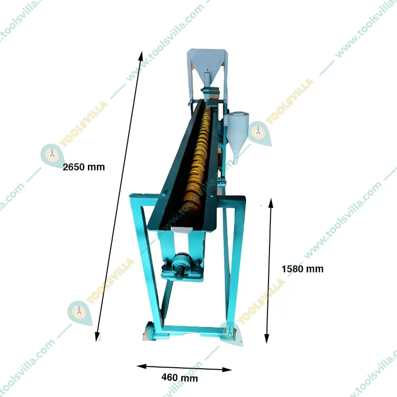 Dafe (PKV) Commercial 2 HP Rice and Pulses Polisher, 300-350 Kg/hr