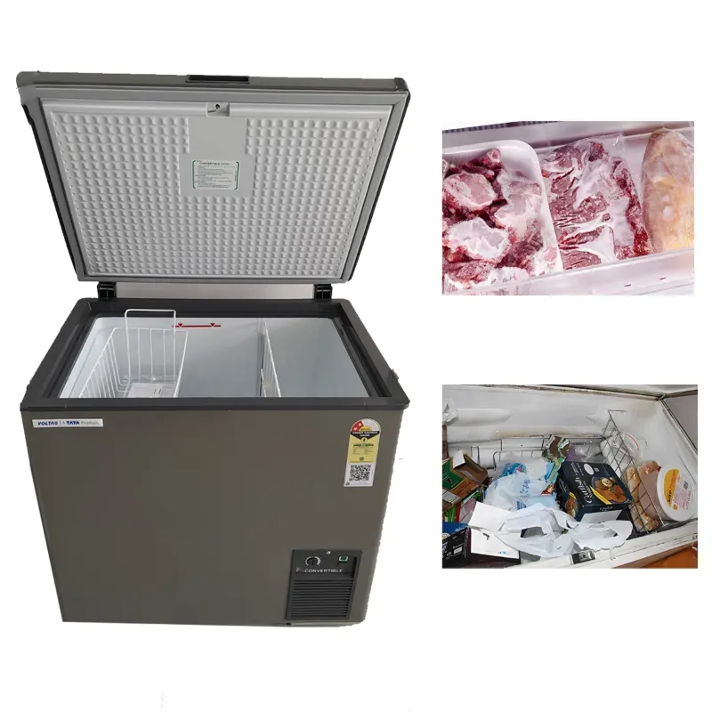 Voltas Heavy Duty 200 Liter Single Door Convertible Deep Freezer with 4 Years Compressor Warranty