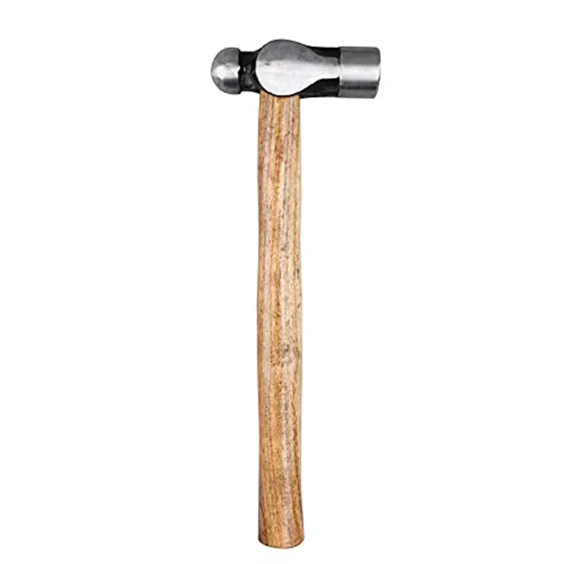 Jhalani 200 gm Drop Forged Ball Pein hammer with Wooden Handle 