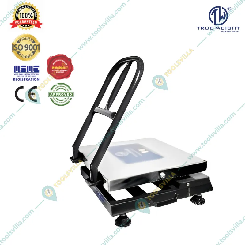 True Weight Bench Foldable Scale Weighing Machine, 200kg Capacity (TWP-200) with 1-Year Warranty