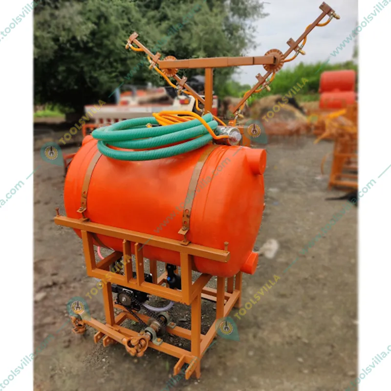 Tractor Mounted 200 Liter Boom Sprayer of 50 LPM HTP Pump and 8 Nozzles