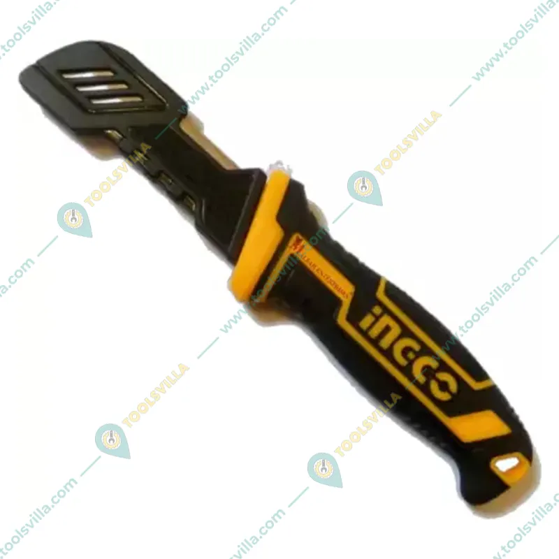 Ingco 200 mm Curved Blade Stainless Steel Knife for Cable Stripping(HPK82001)