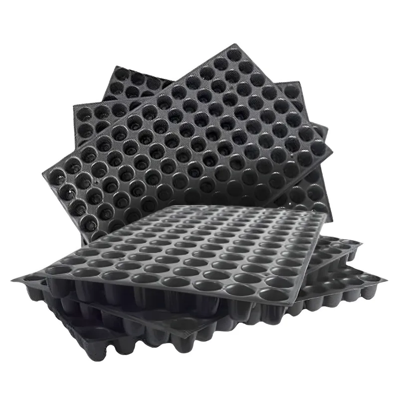 Siddhi 104 Cavities (Round Shape) Reusable Plastic Seedling Tray for Nursery and Gardening (Pack of 200 pieces)