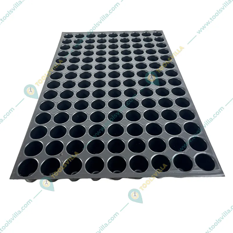 Siddhi 126 Cavities (Round Shape) Reusable Plastic Seedling Tray for Nursery and Gardening (Pack of 200 pieces)