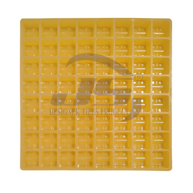 JS Designer 20,25 mm Rubber Cover Block Mould (64 Cavity) (+)