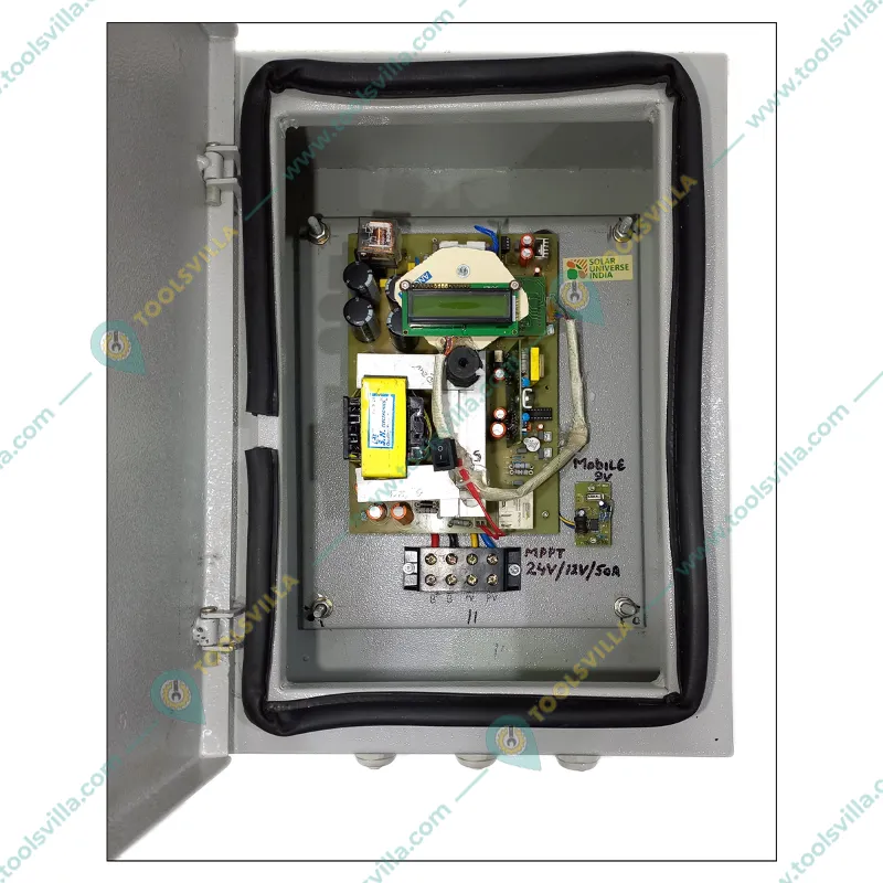 Solar Universe India 20Amp MPPT Dual Voltage Mode Solar Charge Controller with LCD Display and 9V USB Output